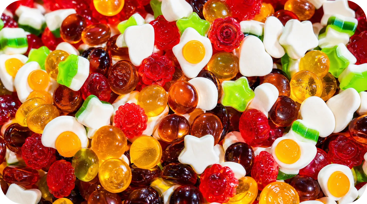 Color-matched gummies developed for target markets